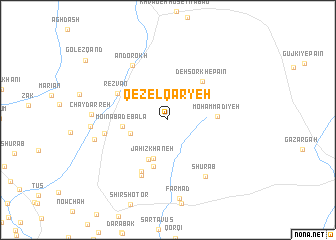 map of Qezel Qaryeh