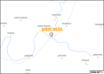 map of Qiancheng