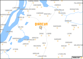 map of Qiancun