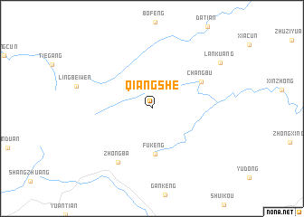 map of Qiangshe