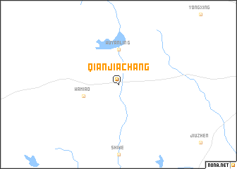 map of Qianjiachang