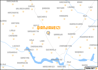 map of Qianjiaweizi