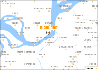 map of Qianlong