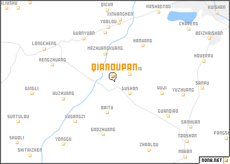 map of Qian\