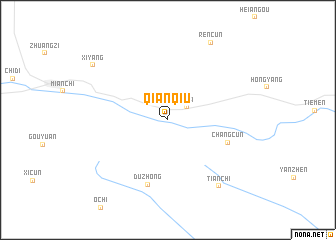 map of Qianqiu