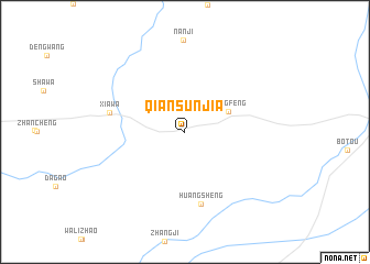 map of Qiansunjia