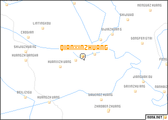 map of Qianxinzhuang