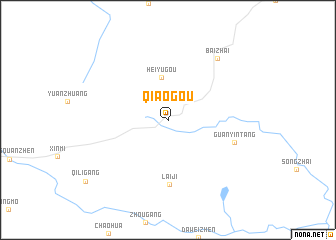 map of Qiaogou