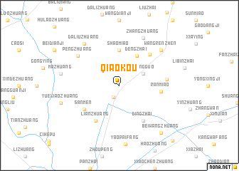 map of Qiaokou