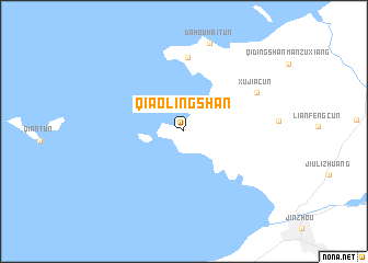 map of Qiaolingshan