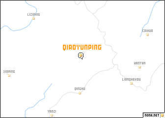 map of Qiaoyunping