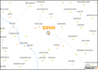 map of Qiashe