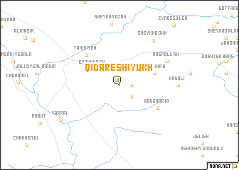map of Qīdar-e Shīyūkh