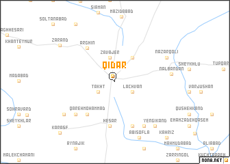 map of Qīdar