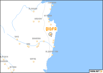 map of Qidfa‘