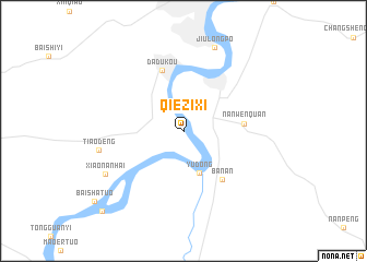 map of Qiezixi