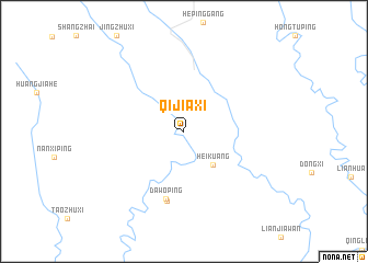 map of Qijiaxi