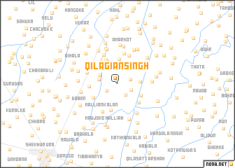 map of Qila Giān Singh