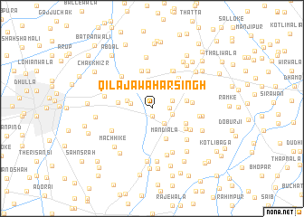 map of Qila Jawāhar Singh