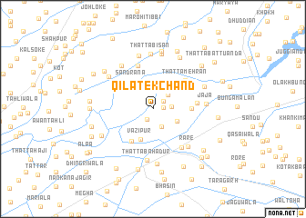 map of Qila Tek Chand