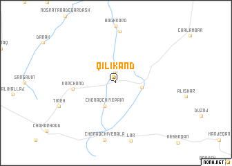 map of Qīlī Kand