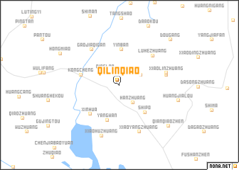 map of Qilinqiao