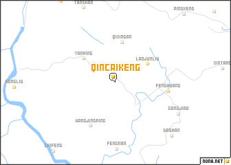 map of Qincaikeng