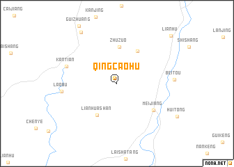 map of Qingcaohu