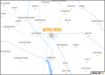 map of Qingyang
