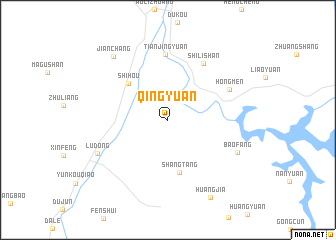 map of Qingyuan