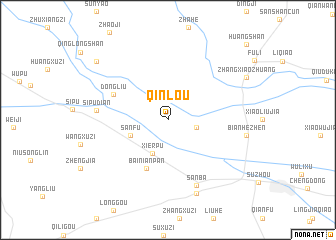 map of Qinlou