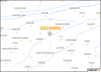 map of Qinzhuang