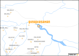 map of Qıraq Kǝsǝmǝn