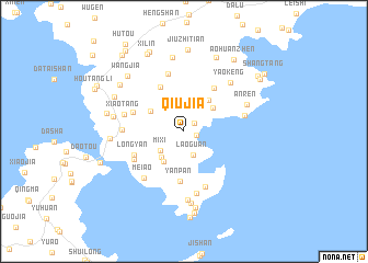 map of Qiujia