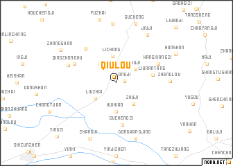 map of Qiulou