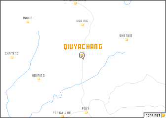map of Qiuyachang