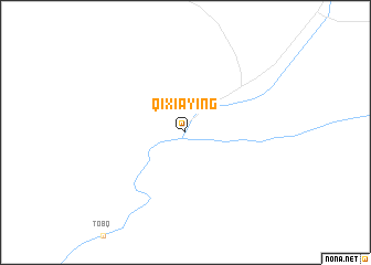map of Qixiaying