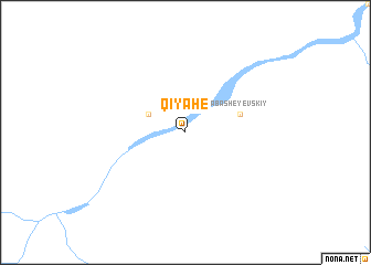 map of Qiyahe