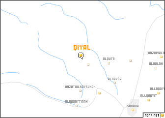 map of Qiyāl