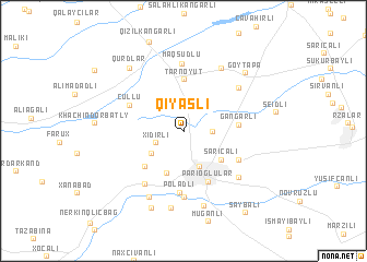 map of Qiyaslı