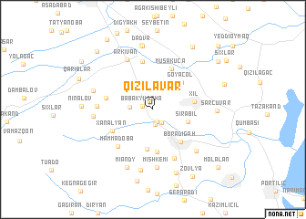 map of Qızılavar