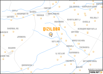 map of Qızıloba