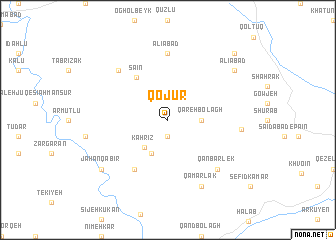 map of Qojūr