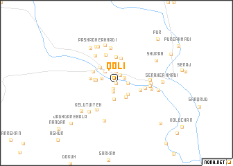 map of Qolī