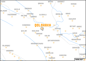 map of Qōlohākh