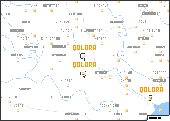 map of Qolora