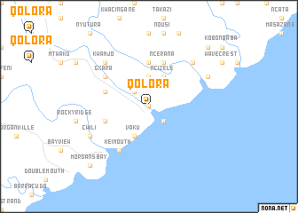 map of Qolora