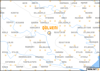 map of Qolweni