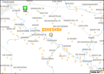 map of Qomeshah