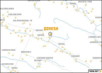 map of Qomesh